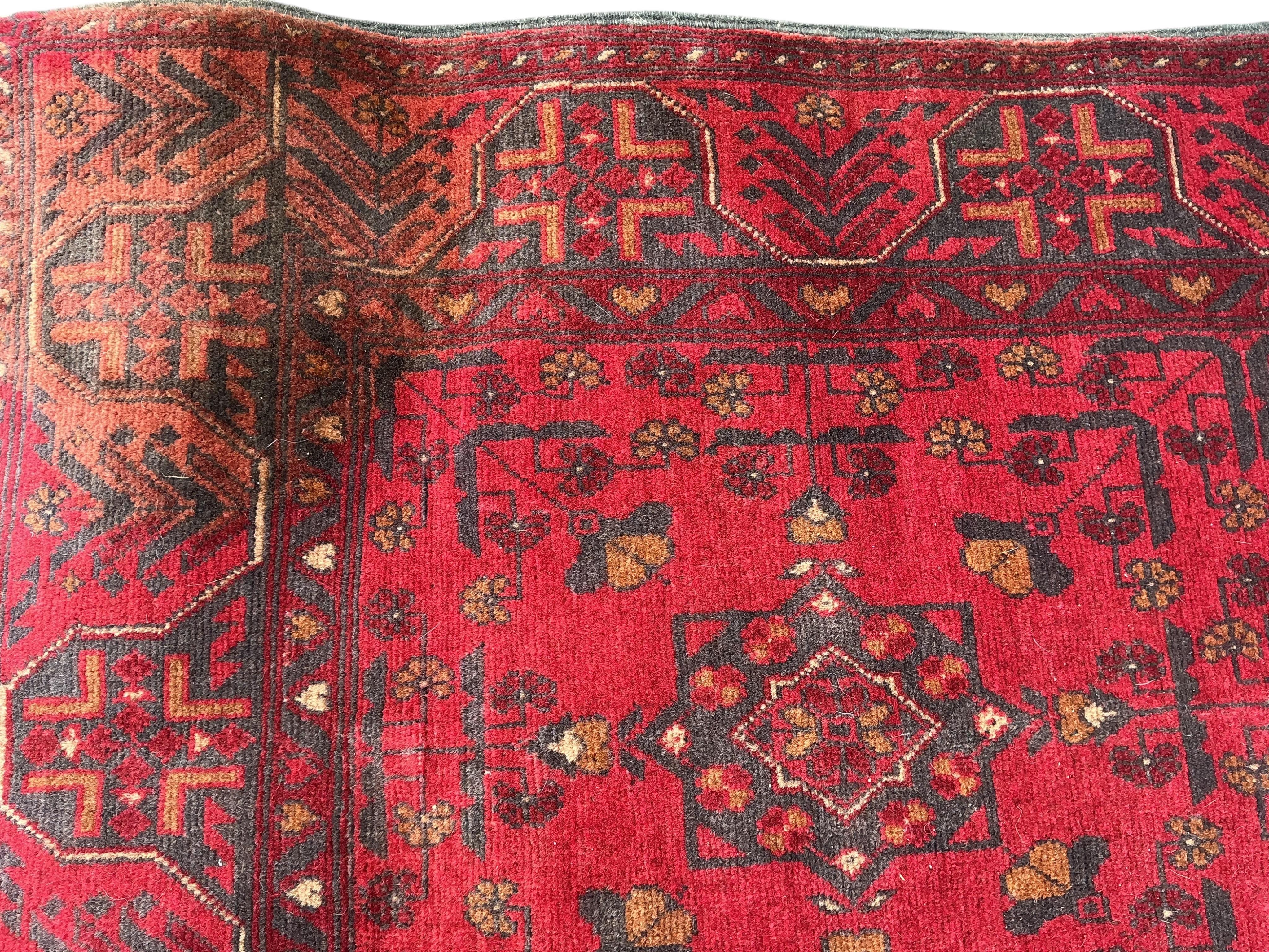 A modern Afghan Khan Mohammadi runner, 390 x 76cm